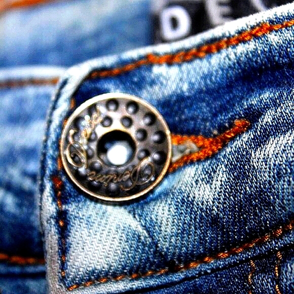 🔥 Decibel Biker Moto Denim Shorts – Size 34 - Picture 7 of 10